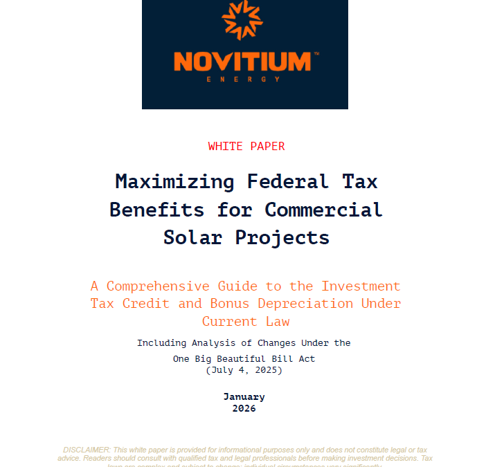 ITC Depreciation White Paper
